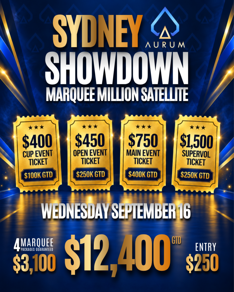 Marquee Million Satelliite - $12,400 GTD