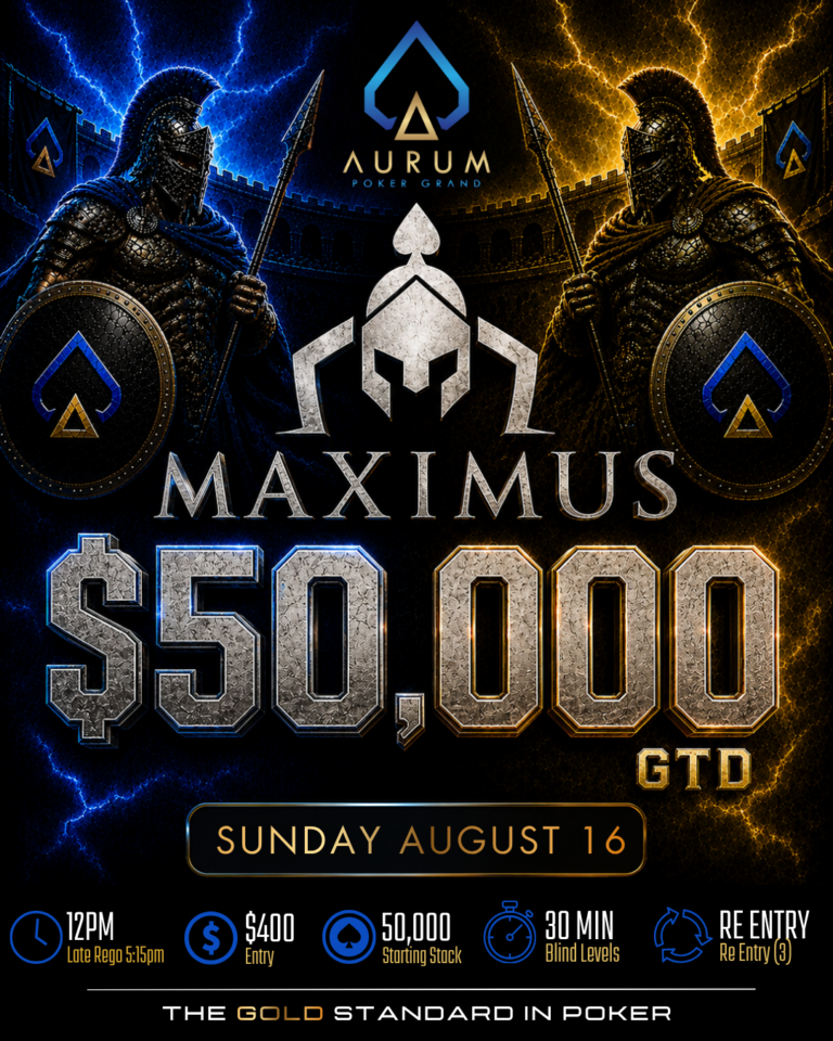 Maximus – $50,000 GTD