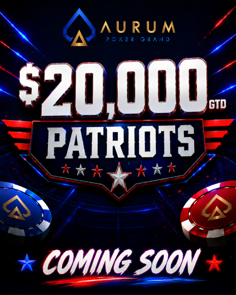 ALL NEW PATRIOTS - $20,000 GTD